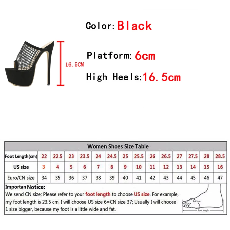 Liyke 2025 Peep Toe Platform Heels Black Mesh Summer Sandals Women's Party Shoes