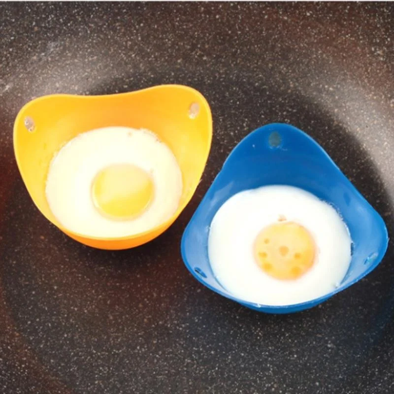 Description Picture 3 of itemEgg Poachers Silicone Molds Cooker Tools Pancake Cookware Bakeware Steam Eggs Plate Tray Healthy Novel Kitchen Accessories
