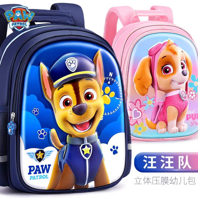 Original PAW Patrol Children School Bag Cute Dogs Fashion Boy Girl Backpack Kids Kindergarten Backpacks Chase Skye Baby Gift