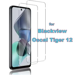 Protezione dello Schermo in Vetro Temperato Blackview Oscal Tiger 12 – Alta Qualità in Alluminio Cristallo Chiaro 9H di Durezza, Ultra Trasparente e Resistente ai Graffi