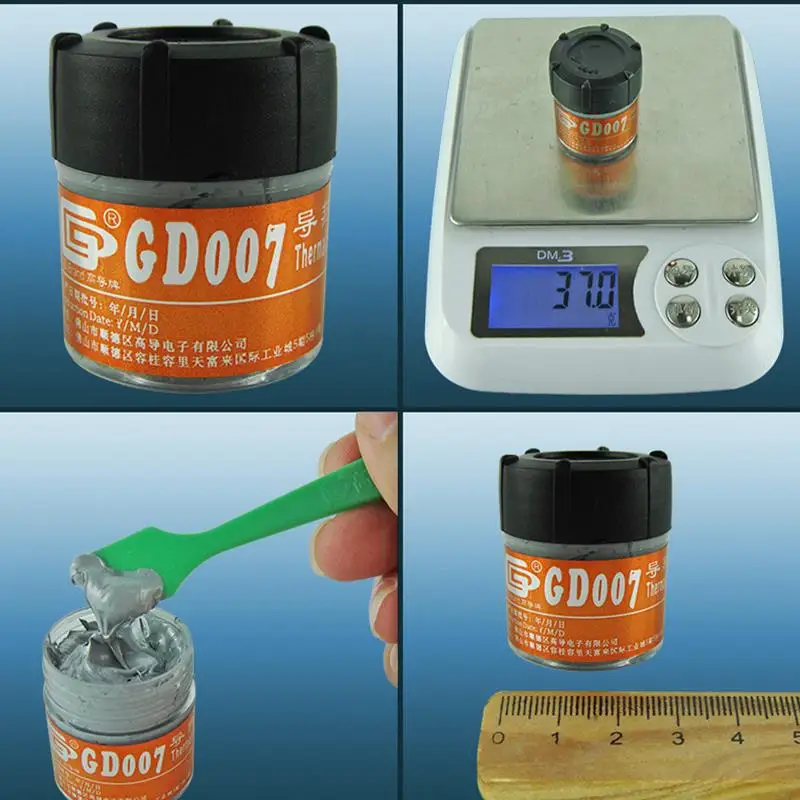 Thermal Conductive Grease Paste Silicone GD900/007 Heatsink High Performance Compound Grease CPU 3/5/7/15/30g 4.8/6.8/7.5W/M-K