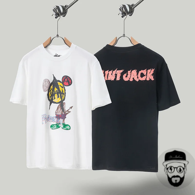 

Free delivery Cactus Jack men's T-shirt casual cotton summer men's and women's top