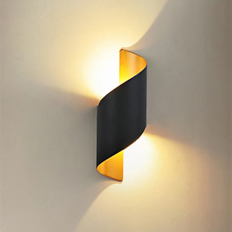 

Light luxury led wall lamp corridor balcony outdoor courtyard hotel exterior wall light decoration up and down sconce lighting