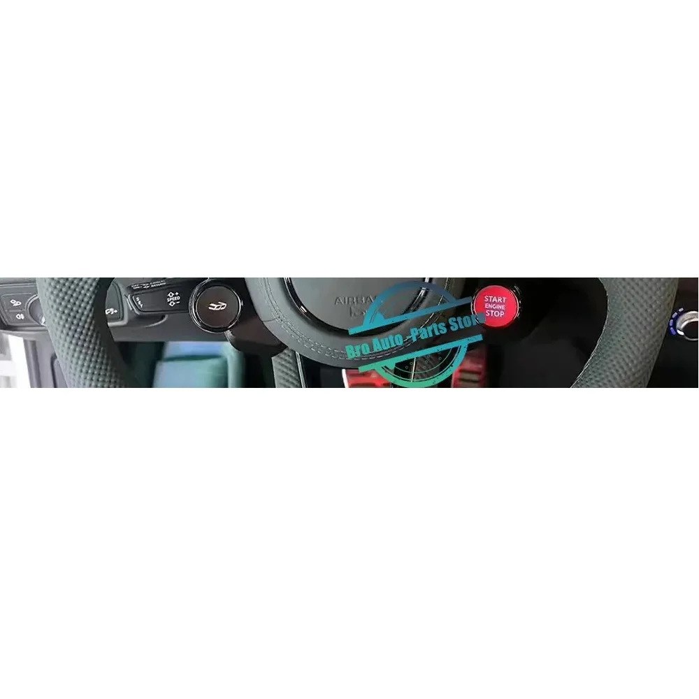 VW 골프 Mk8 아우디 R8 스티어링 휠 스타트 단추 배기 밸브, 단추 블랙 실버