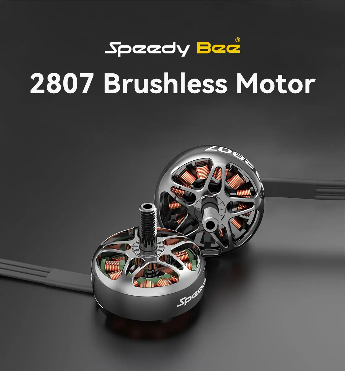 SpeedyBee 2807 1050KV Brushless Motor 6S for SpeedyBee-Mario Fold 8-i –  QWinOut