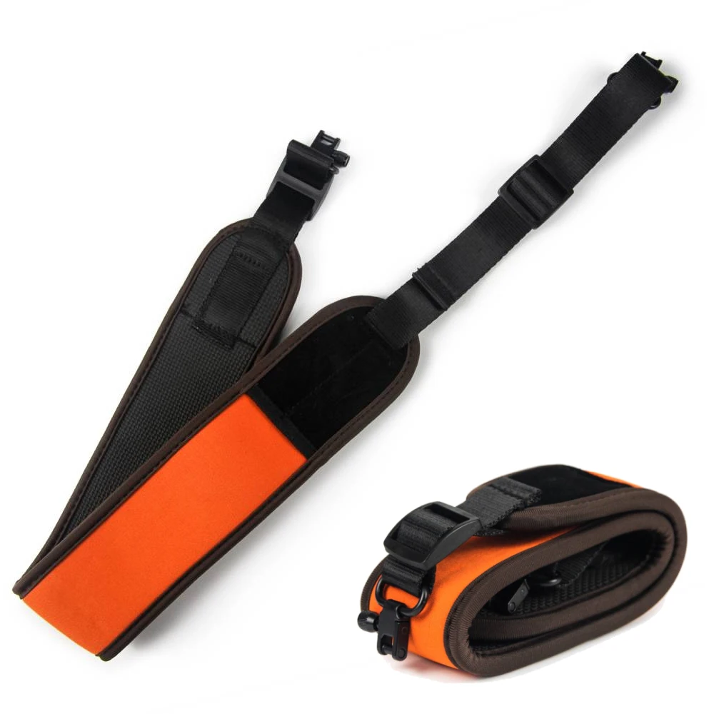 Premium Neoprene Soft Padded Adjustable Rifle Sling with Swivels - Comfortable 2-Point Shoulder Strap for Hunting and Shooting