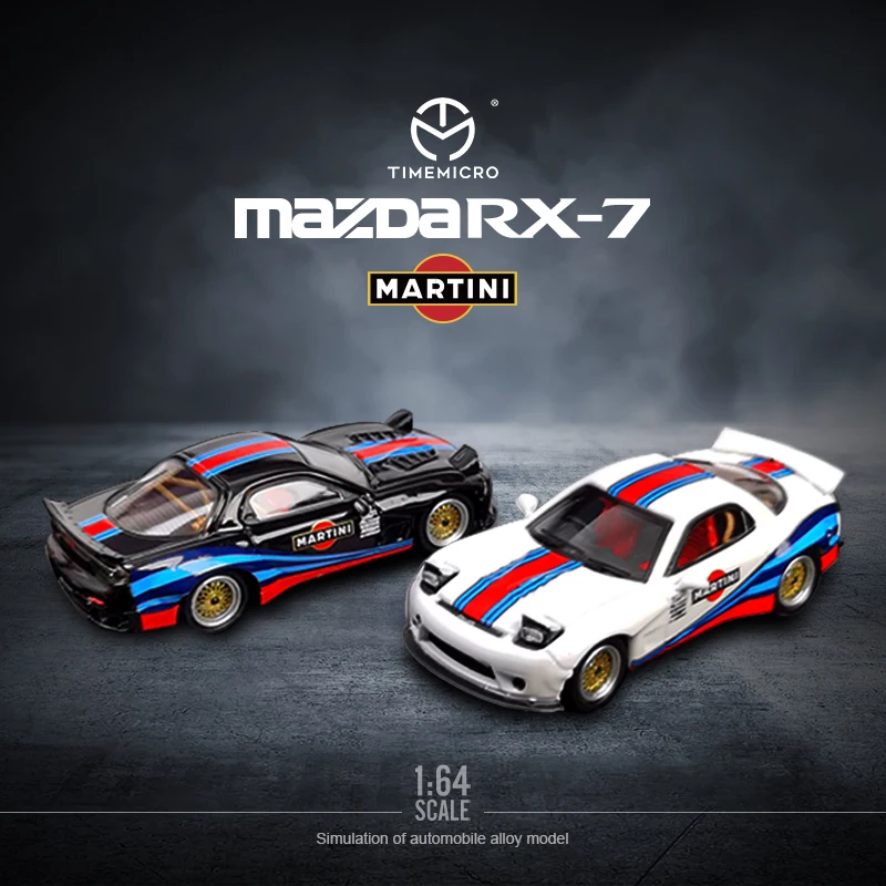 TimeMicro164MazdaRX7WidebodyMartiniOrdinaryLuxurywFigure
