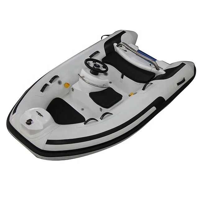 10ft Rowing CE Europe PVC/Hypalon Orca Fiberglass Double Hull Inflatable Boat 3Capacity RIB300