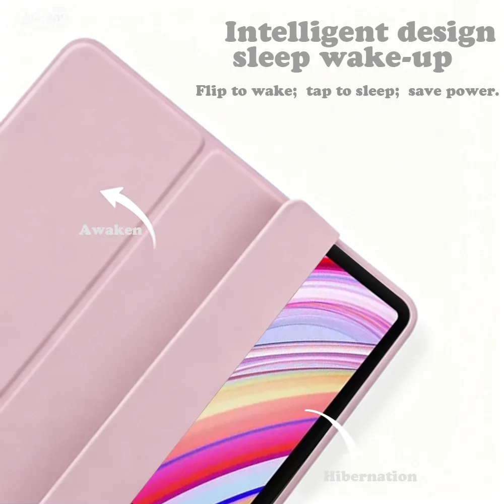 Slim Protective Tablet Case Cover with TPU Soft Shell and Auto Wake/Sleep Function, 12.1-Inch Size