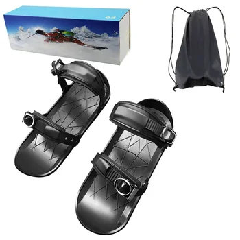 Portable Short Ski Skates Snowblades 1