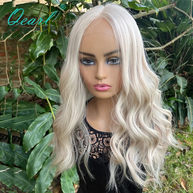 Wigs for Women White Icy Blonde All Full Lace Wig 100% Virgin Brazilian Human Hair Wigs on Sale 13x6 Lace Frontal Wig 180% Qearl