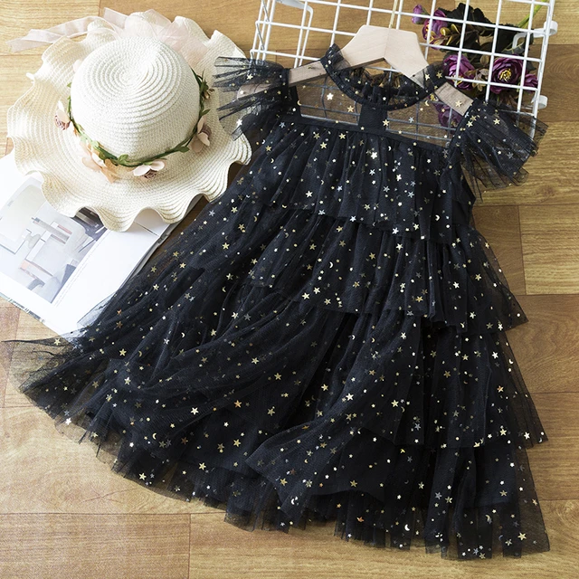 Vestidos de cumpleaños para niñas pequeñas, disfraz de princesa para  Halloween, fiesta de Navidad, ropa de lunares - AliExpress