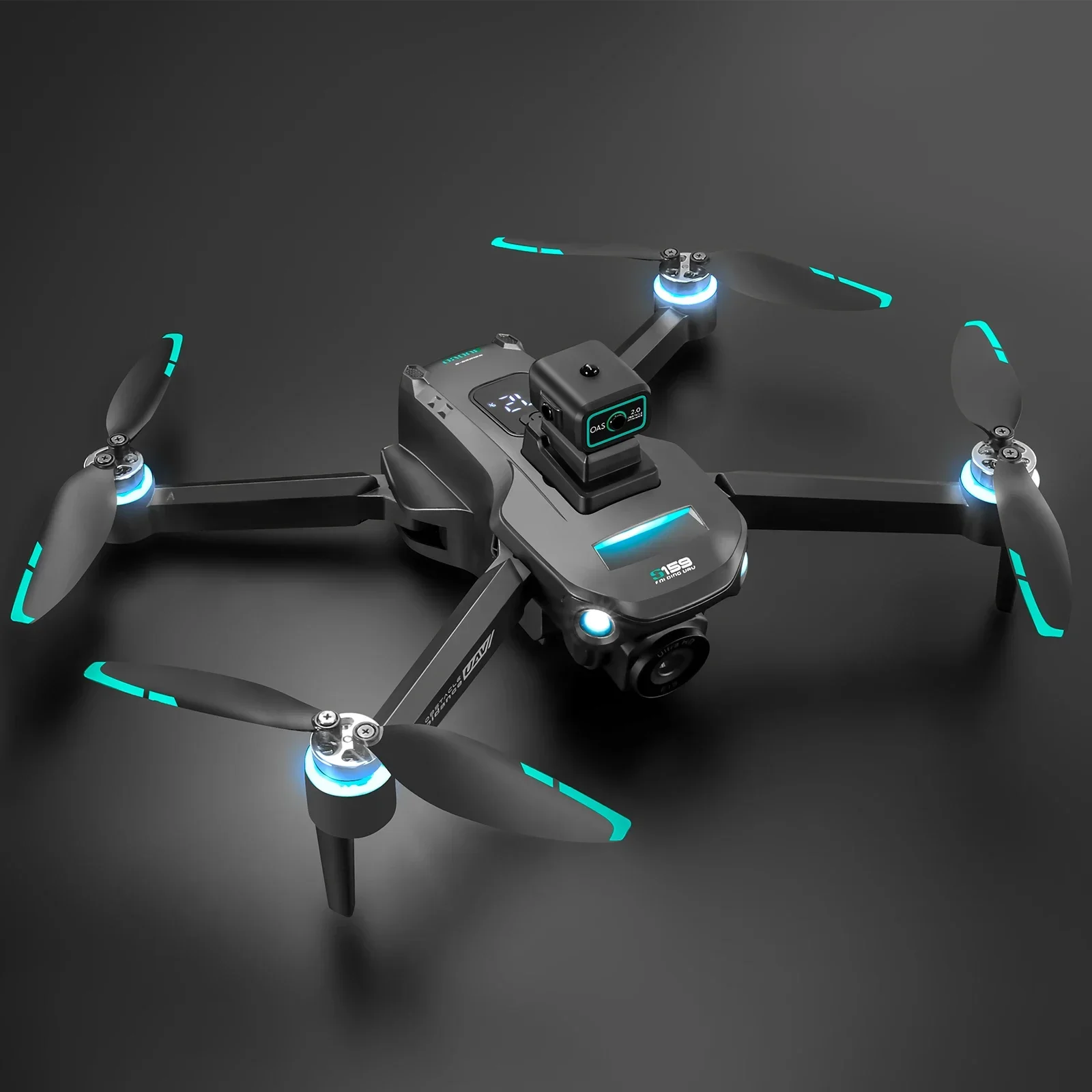 Description Picture 3 of item2024 S159 GPS Drone Professional 8K Camera Aerial Photography with Screen Remote Control Send Memory Card FPV Dron RC Quadcopter