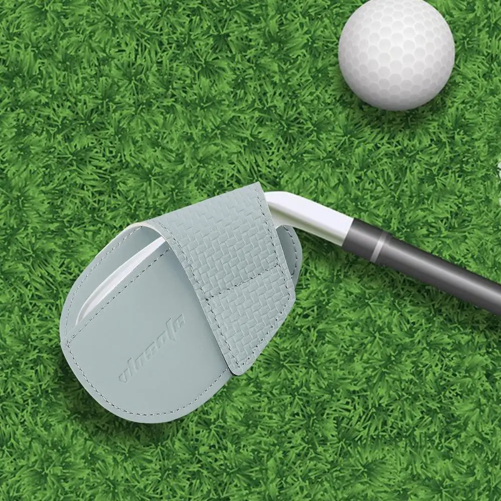 Description Picture 5 of item10pcs Golf Iron Head Covers Set Practical PU Leather Durable Headcovers Golf Accessories Putter Cover Golf Club Head Protector