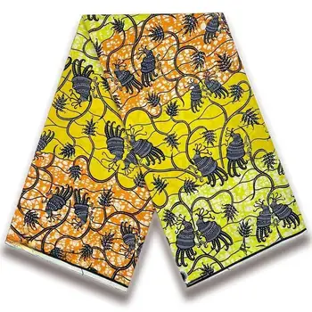 Veritable Wax Pagne African Super Real Holland Wax VL Original 2026 6 Yards 100% Cotton Batik Lace Dress Dutch Loincloth 1