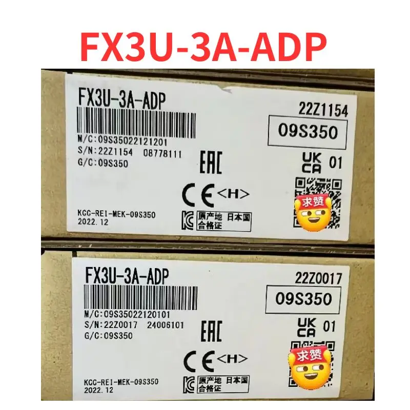 

100% New FX3U-3A-ADP analog input