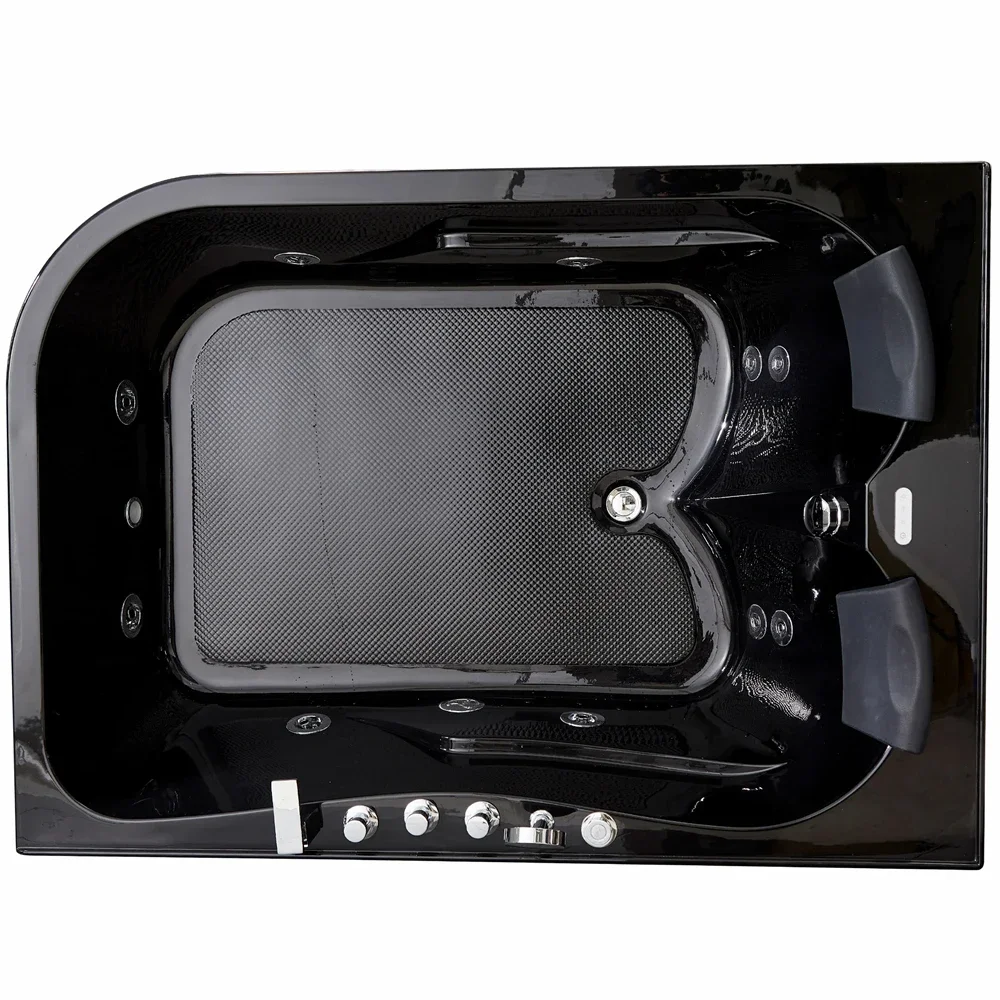 Manufacturer Freestanding Whirlpool Massage Jetted Jets And Heater Adult Bath Tub Modern Design China Acrylic Bathroom 3 Years 3