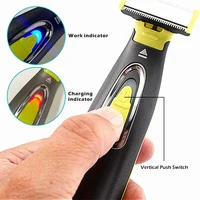 MLG Electric Shaver For Men and Women Portable Full Body Trimmer USB T Shaped Blade Razor For Beard Armpit For Washable 4