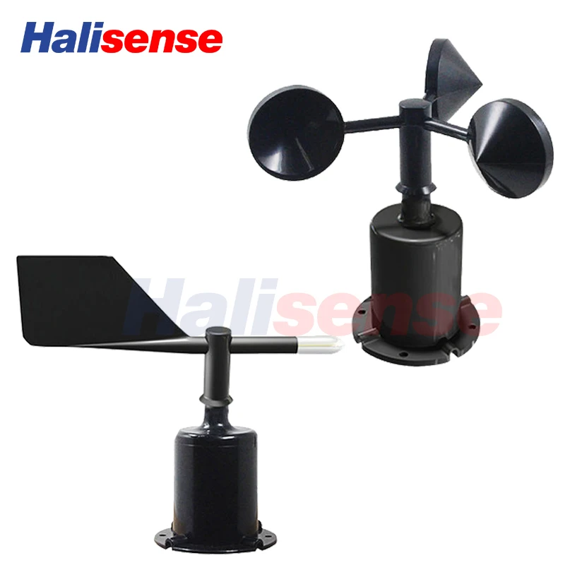 Weather Station 70m/s Weather Station Outdoor 3 Cup Anemometer Sensor Polycarbon Fiber Wind Speed Wind Direction Sensor Output RS485 4-20MA 0-5V