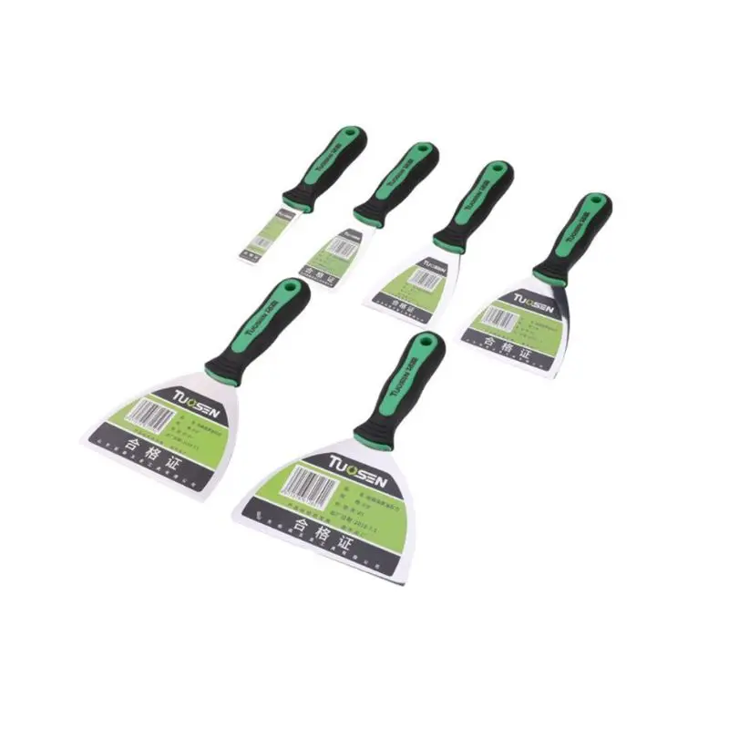 

6 Pcs Putty Knives Set Scraper Blade Kit with Anti-slip Plastic Handle DIY Tool