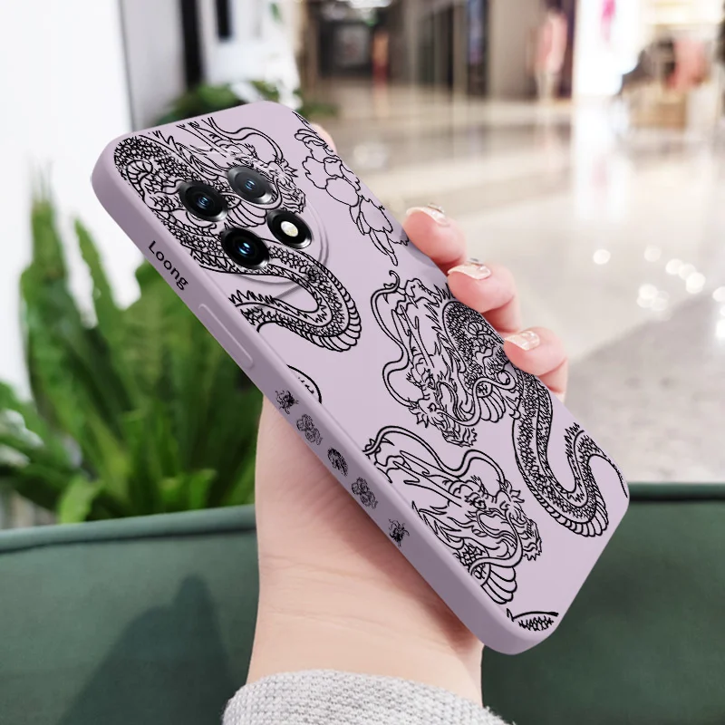 Dragon Travel Liquid Silicone Phone Case - Premium Protection Accessory