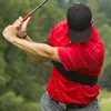 Golf Swing Trainer Beginners Posture Corrector Elastic Nylon Golf Swing Training Aids Swing Arm Strap Double Ring Golf Stuff 3