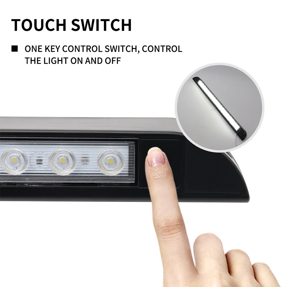 

1 Pc Car 12-28 VDC RV LED Waterproof Interior Lamps Awning Light Bar RV Van Camper Exterior Lamp 506x35x28mm Cool White 6000k