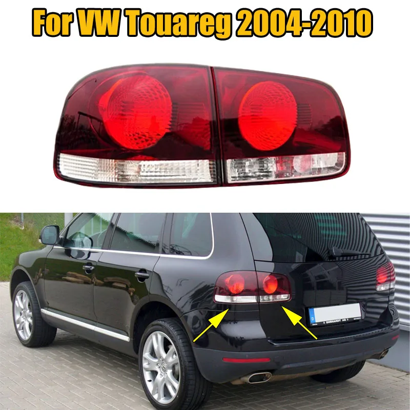 Car Tail Light Taillight Rear Lamp Brake Driving Lamp Turn Signal No Bulb For Volkswagen VW Touareg 2004-2010 Car  Accesorios