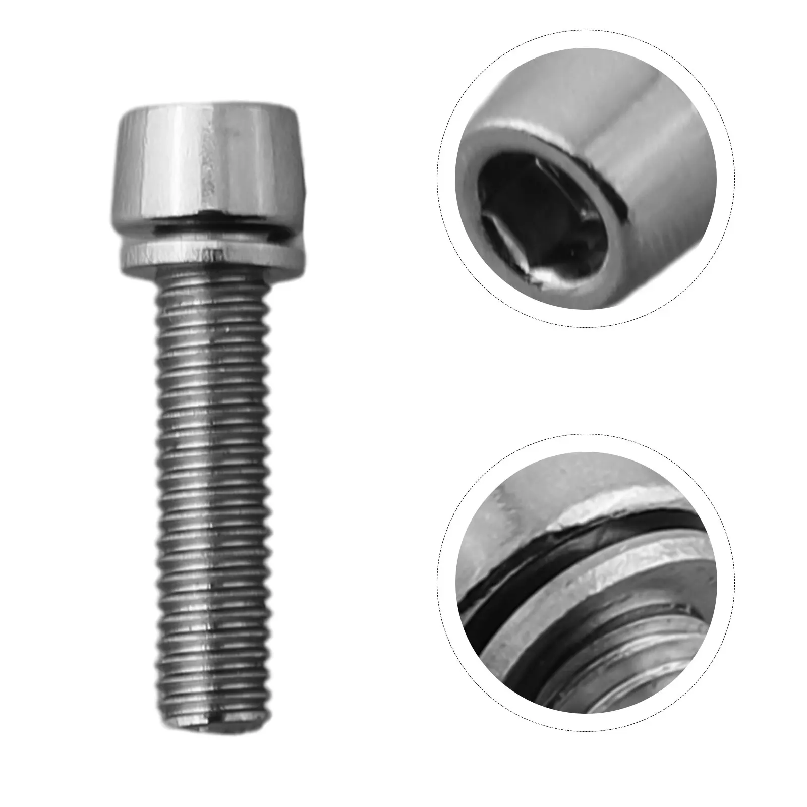Jeu De 6 Boulons De Potence Pour Vélo VTT - M5 X 16mm, Alliage Léger, Filetage Précis, Installation Facile