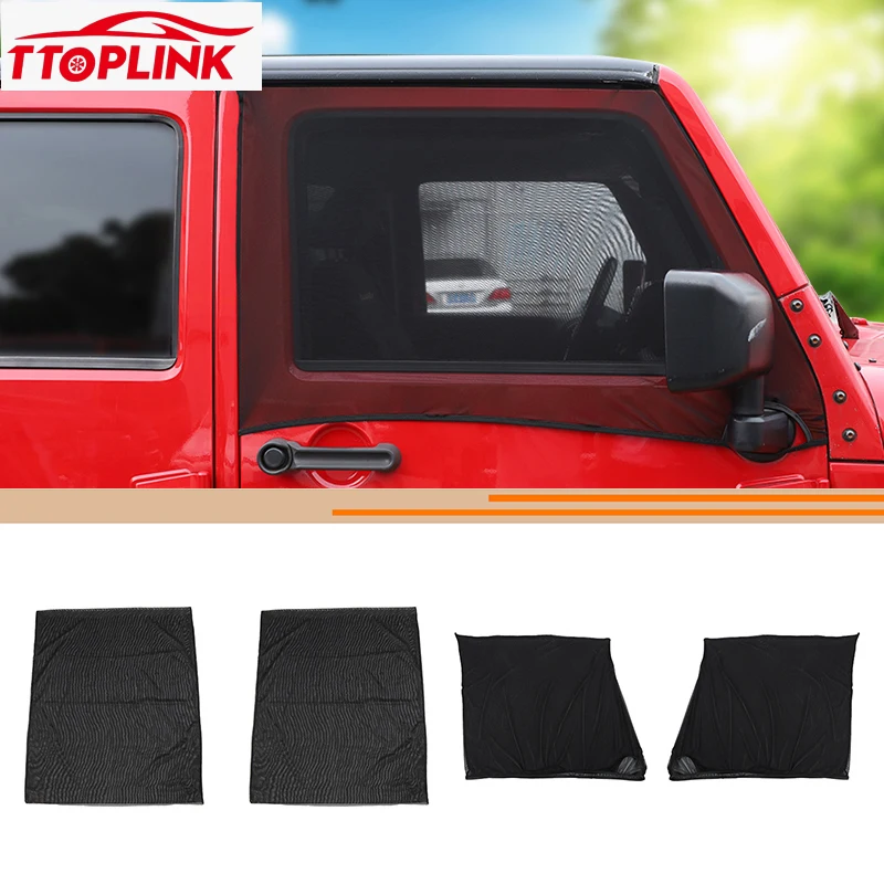 

Nylon Mesh Rear Window Sunshade Insect Proof Net for Suzuki Jimny for Jeep JK/JL/TJ/JT Car Accessories