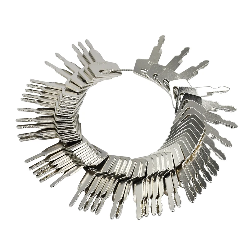 50pcs Ignition Keys H806 17001-00019 180845 Compatible With Hitachi Excavator Key Compatible With Grader Dozer