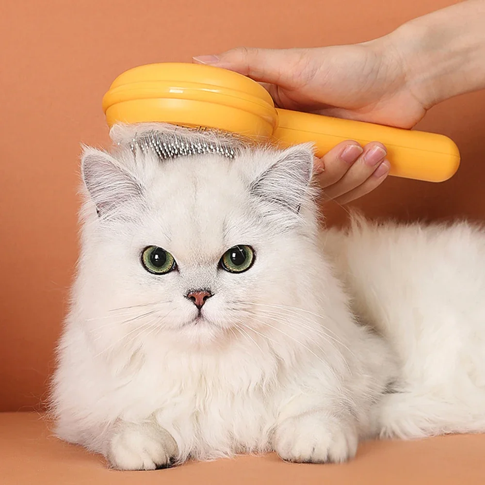 Cat Comb Cat Brush Pet Hair Removal Brush Pet Grooming Brush for Cats Dogs Pets Hair Remover Massages Puppy Kitten Accessories 2