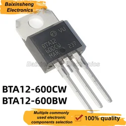 10PCS New Bidirectional Thyristor TO - 220 Package (BTA12 - 600CW TO - 220)
