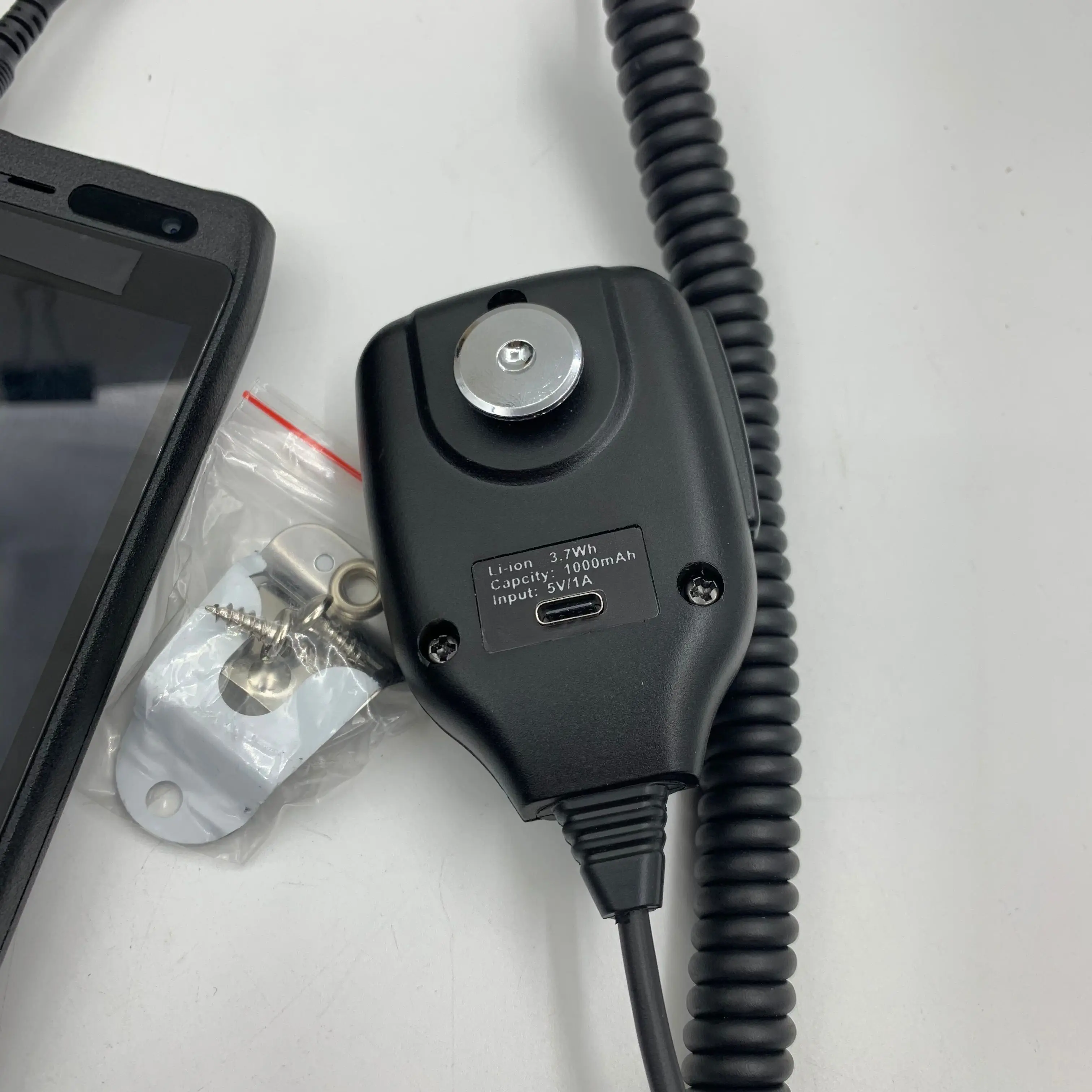 3.5mm Jack Plug  PTT Handheld and Shoulder Speaker  Microphone for zello