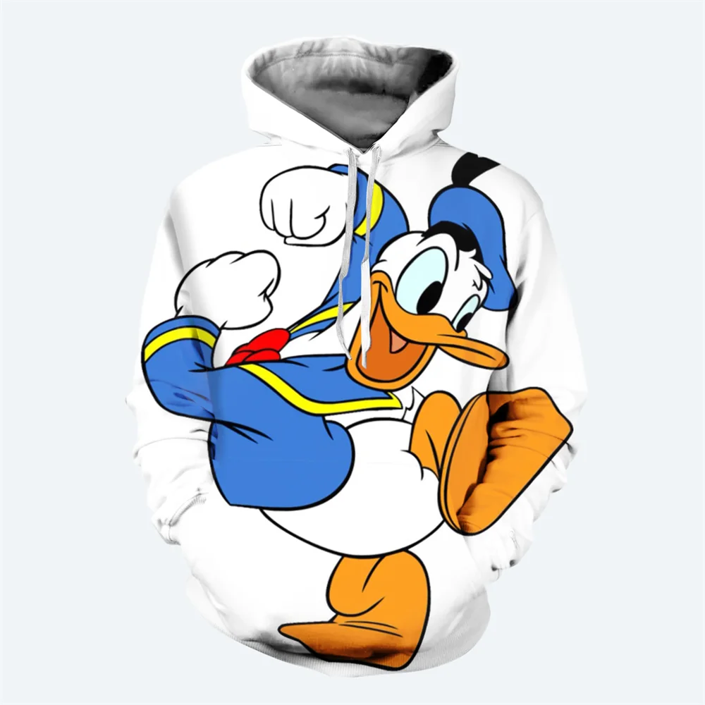 thumbnail image 1 of Sudadera con capucha para hombre con estampado 3D de dibujos animados de Disney para otoño e invierno, sudadera con estampado de pato Donald, estilo casual de moda clásica, sudadera con capucha para h, 1 of 4