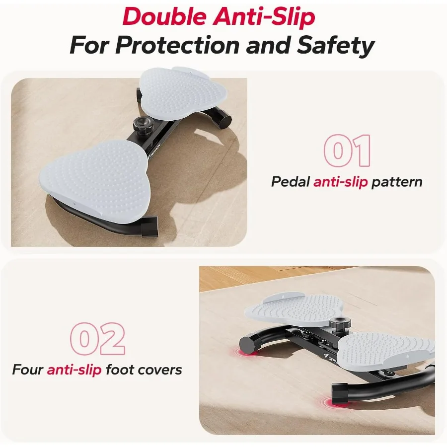 Waist Twister Machine Exercise, Ab Twist Board with 300 lbs Weight Capacity, Abs Workout for Slim Waist and Core Ab Exercise, No