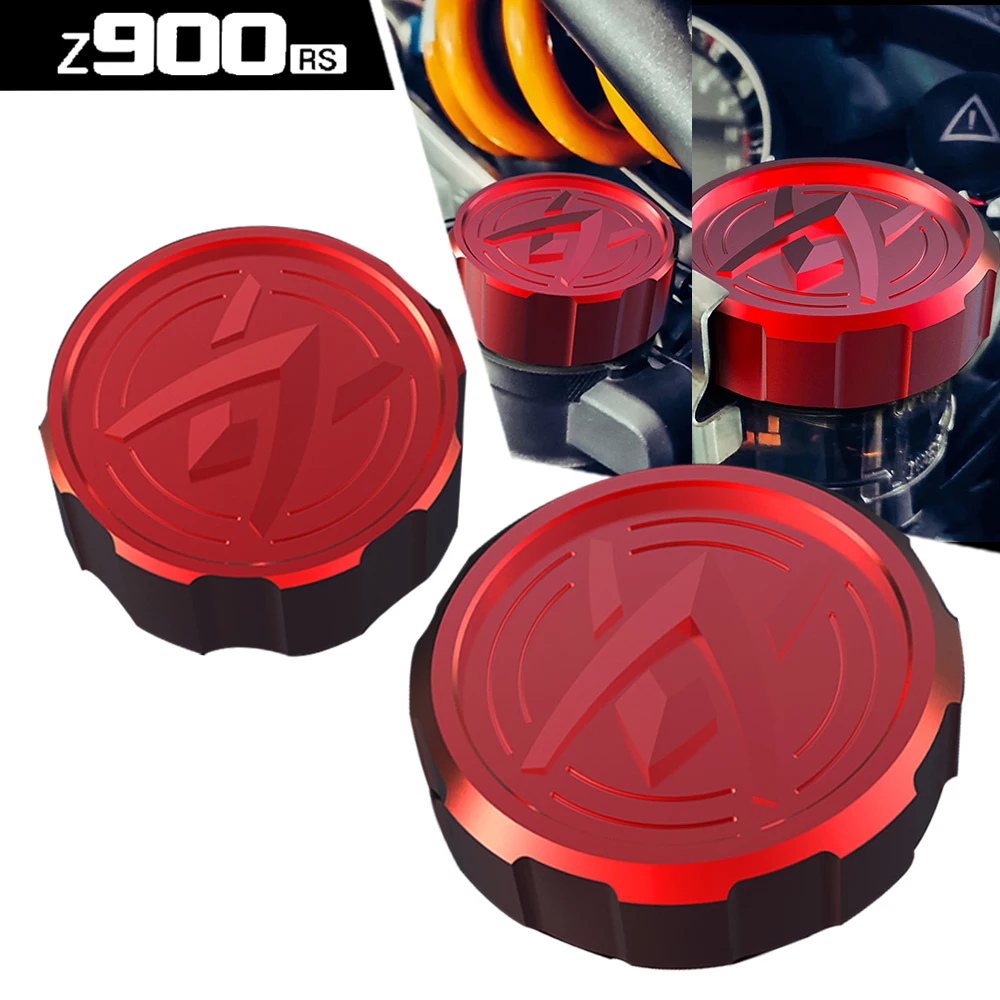 

For Kawasaki Z900RS Z 900RS 2018 2019 2020 2021 2022 2023 Z900RS Cafe Motorcycle Parts Front and Rear Brake Fluid Reservoir Caps