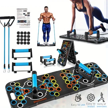 Push Up Support Board, Multifunctional Exercise Chest and Abdominal Muscles, Household Men's and Women's Training Board Fitness 1