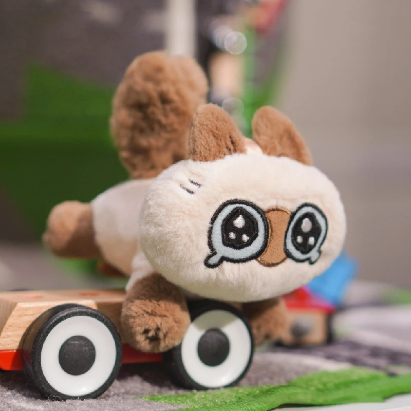 Azukisan's Company Plush Keychain Pendant Cartoon Siamese Cat