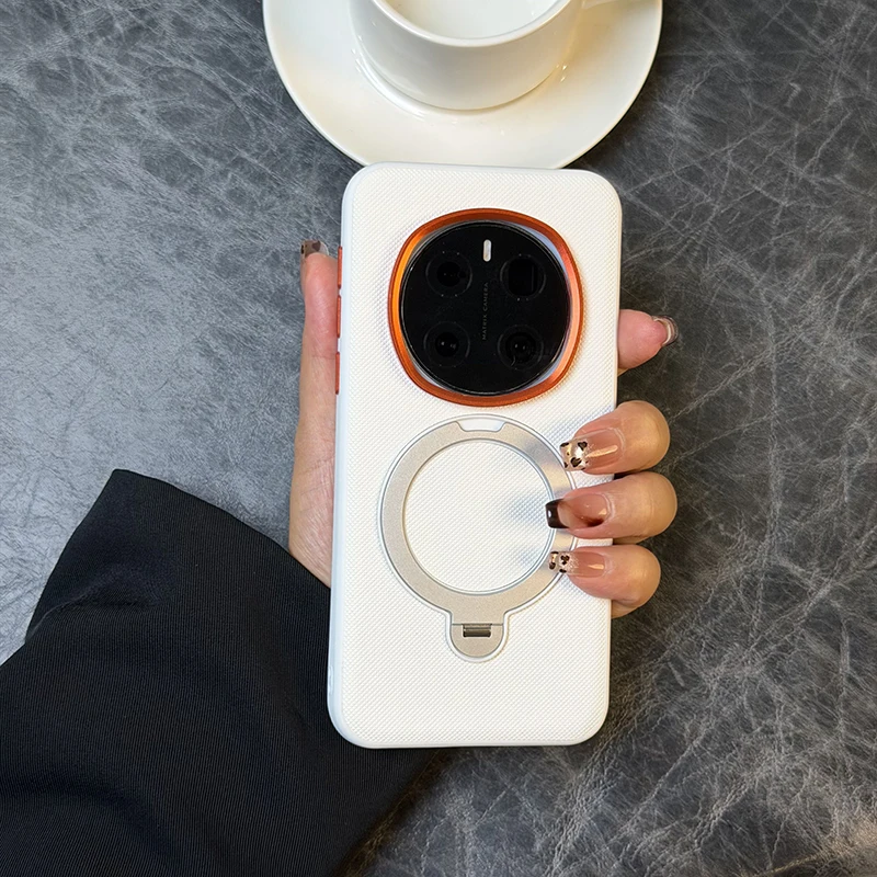 Matte Anti-Fall Magnetic Shockproof Case with Rotatable Kickstand
