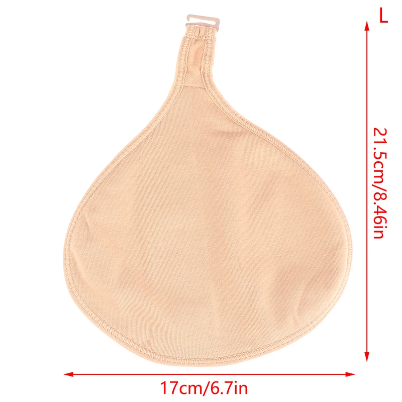 Women Silicone Breast Forms Protective Cover Cotton Protect Pocket For Mastectomy  Prosthesis Artificial Triangle Fake Boobs - AliExpress