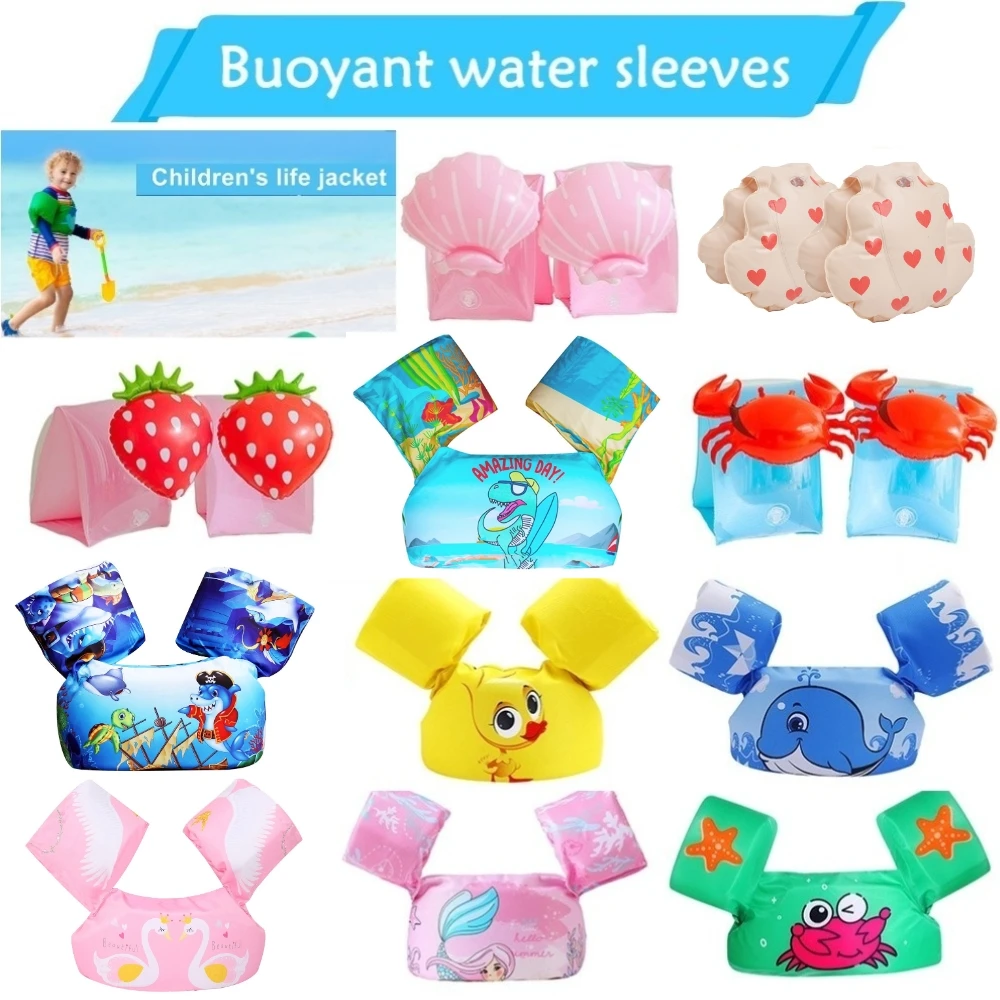 Cartoon Baby Buoyancy Vest Portable Children Buoyancy Vest Lightweight Airproof Breathable Adjustable For Kid Swimming Equipment life jacket