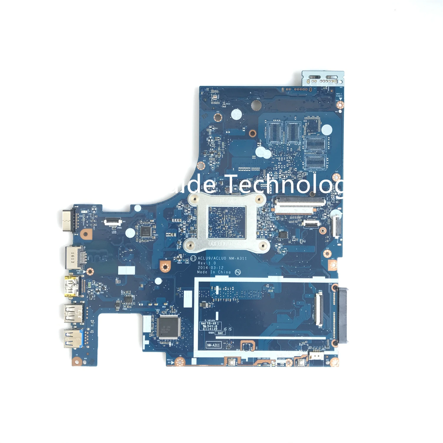 Aclu0 Nm-a311 Mainboard para Lenovo Laptop Motherboard com N2830 G5030 N2840 N3450 N3530 Cpu Ddr3 Teste Bem Aclu9 - Imagem 2