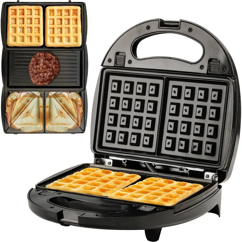 ovent-3-in-1-electric-sandwich-maker-panini-press-grill-non-stick-plates-new-black-gpi302b