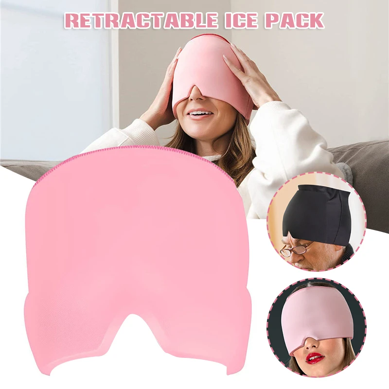 Headache/Migraine Relief Hat Multipurpose Strechable Cold Compress Hood