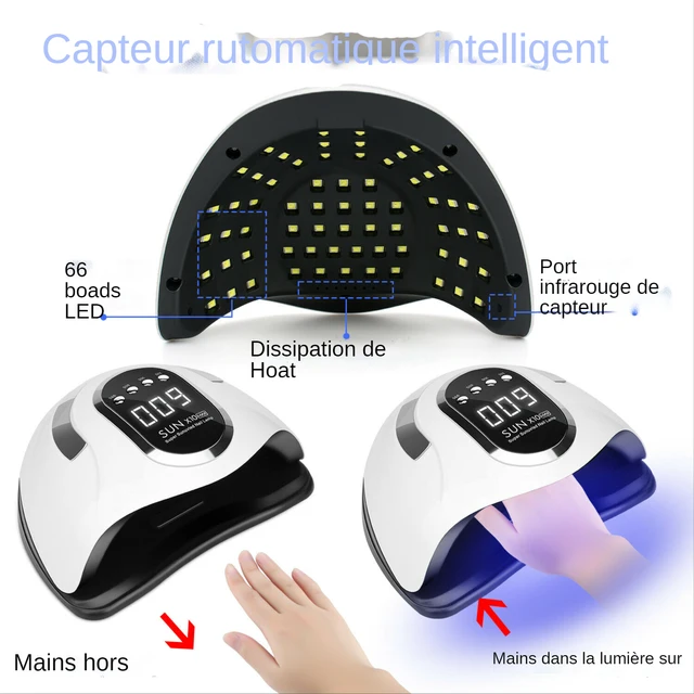 lampe uv ongles pour séchage rapide du vernis à ongles Gel – Image 4