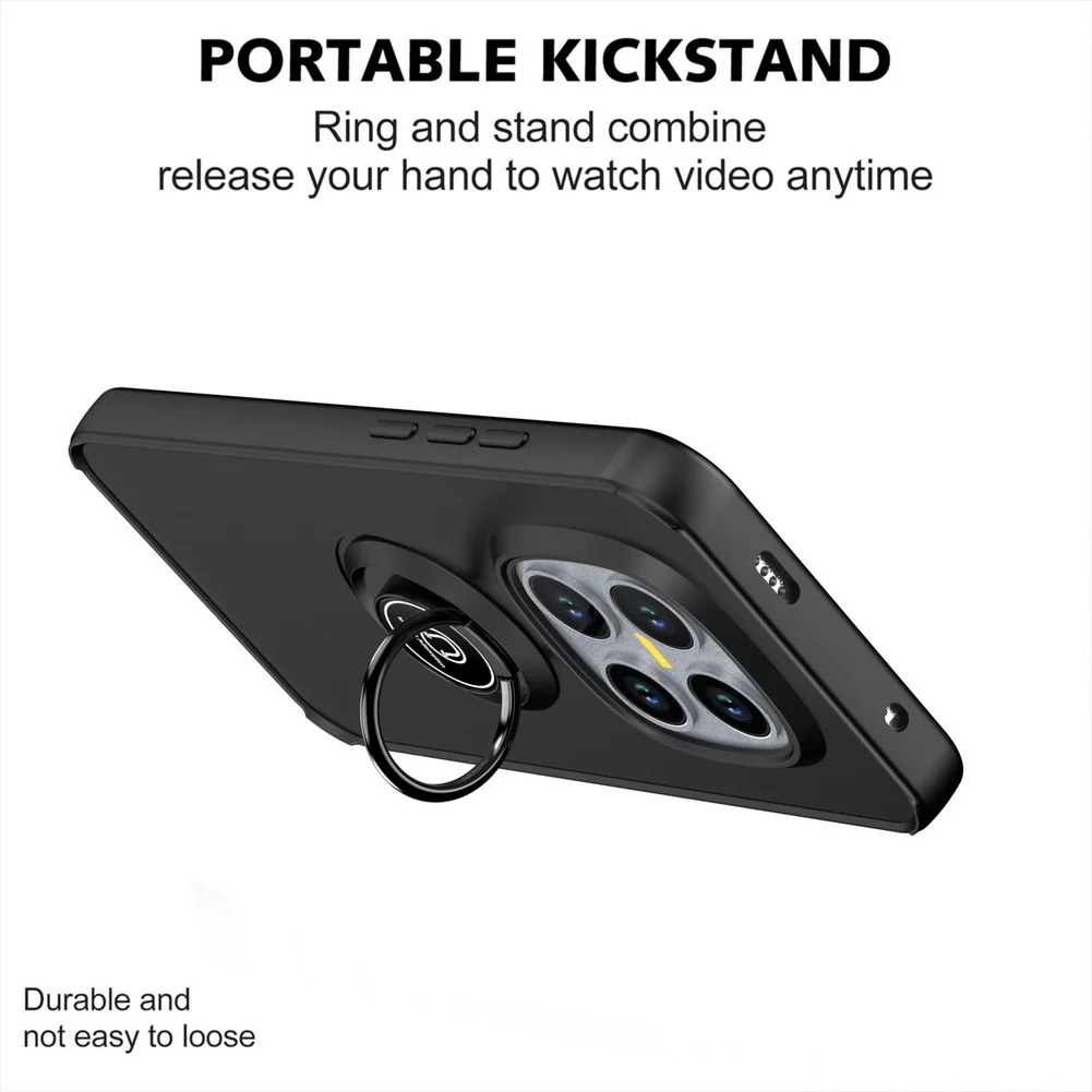 Versatile Rotatable Bracket Phone Case with Finger Ring Car Holder