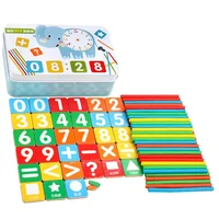 Children Arithmetic Stick Sticks Mathematics Montessori Teaching Aids Counting Rod Kids Learning Toys Educational Children Gift 1