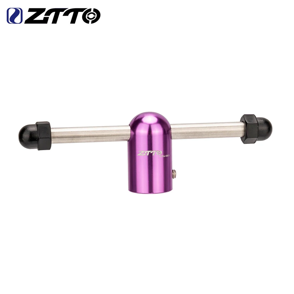 ZTTO 자전거 크랭크 태핑 스레딩 도구 크랭크 페달 스레드 태핑 장치 크랭크 셋 9/16 인치 드라이버 나사 구멍 도구 강철