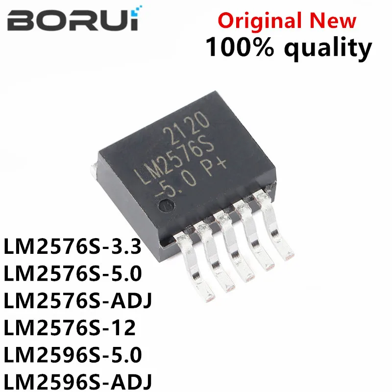 10 Pz Lm2596S-Adj Lm2596-Adj To-263 Lm2576S-3.3 Lm2576S-5.0 5V Lm2576S-Adj Lm2576S-12 Lm2596S-5.0 Lm2596S Lm2576S